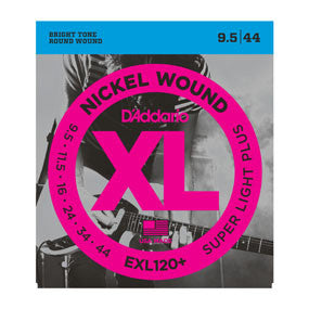 D'Addario EXL120+ Nickel Wound Super Light Plus Electric Strings 9.5-44 - Available at Lark Guitars