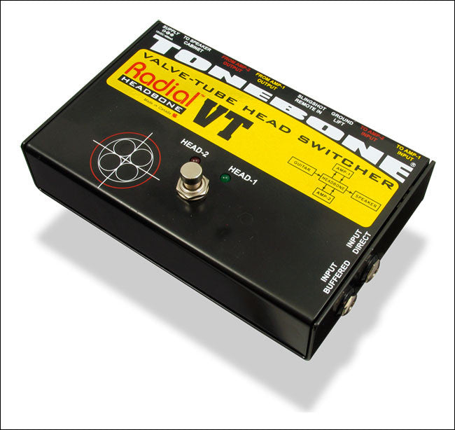 Radial Headbone VT Valve-Tube Head Switcher - Available at Lark Guitars