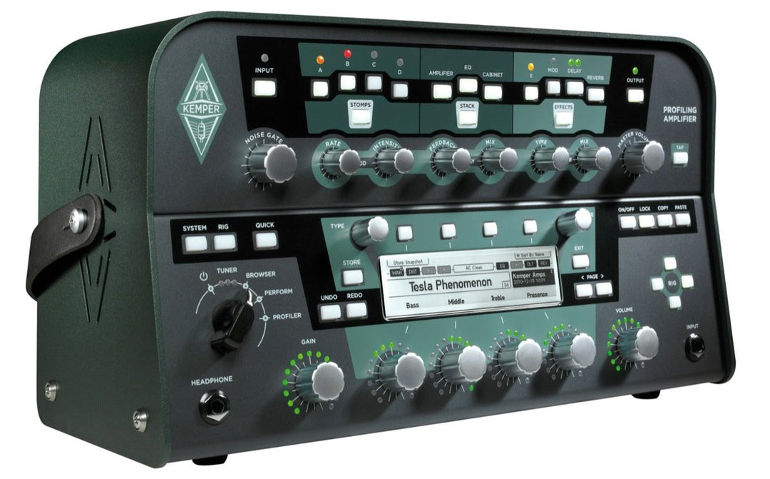 Kemper Profiler Head and Profiler Remote - Black - Available at Lark Guitars