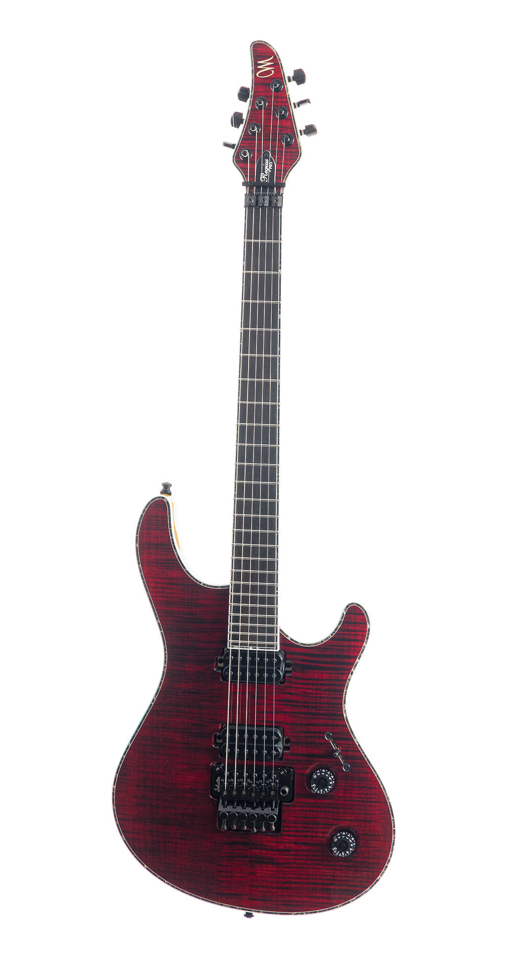 Mayones Regius PRO 6 Flame Top - Dirty Red (210)