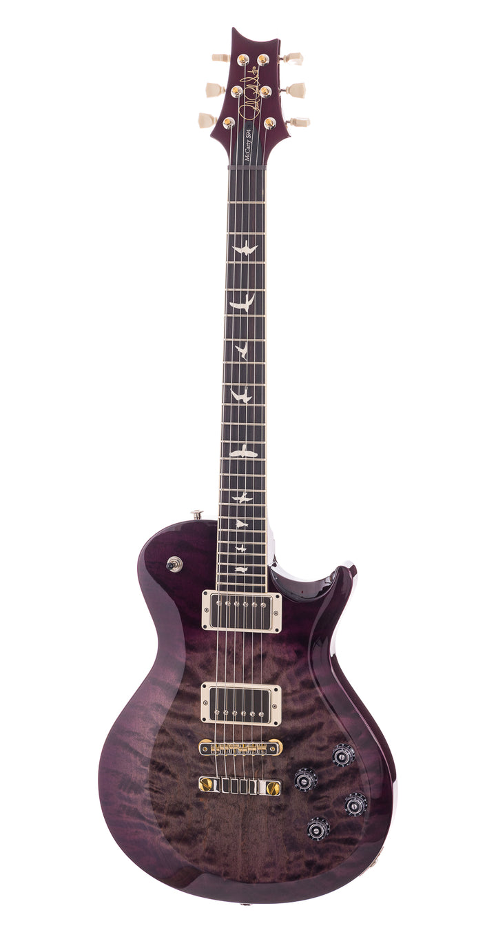 PRS S2 Singlecut McCarty 594 Quilt Maple - Lark Custom - Faded Gray Black Purpleburst (660)