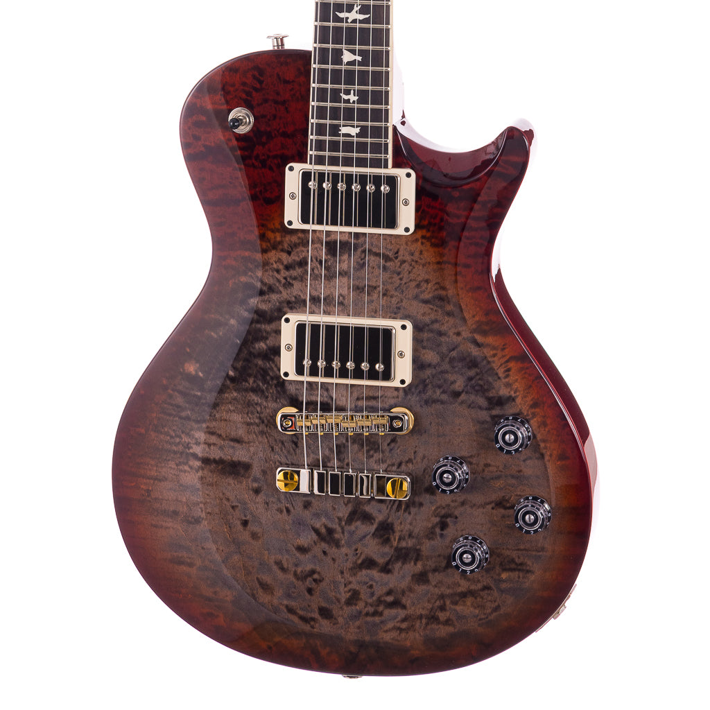 PRS S2 Singlecut McCarty 594 Quilt Maple - Lark Custom - Faded Grey Black Cherry Burst (669)